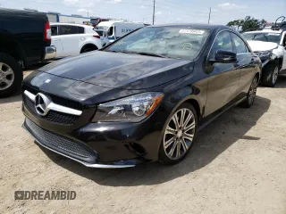 2017 Mercedes-Benz CLA with VIN WDDSJ4EB4HN445580, listed as a Copart auction lot 47179943 with 73,183 mi miles. Bid and sale history available at carsss.com. Image 1.