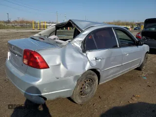 2002 Honda Civic LX with VIN 1HGES15522L074422, listed as a Copart auction lot 52536405 with Not Provided miles and Salvage Title. Bid and sale history available at DreamBid. Image 3.