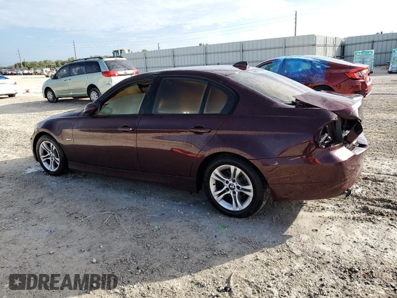 2008 BMW 3 Series 328xi z VIN WBAVC93598K036954, wystawiony jako Copart lot #80918674 z przebiegiem Nie podano mil oraz Nie do naprawy • Non repairable. Historia ofert i sprzedaży dostępna na DreamBid. Obrazek 2.
