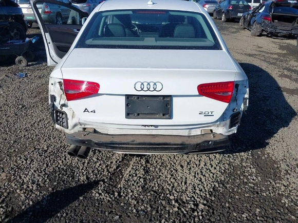 2014 Audi A4 Premium Plus with VIN WAUFFAFL3EN034800, listed as a IAAI auction lot 41395182 with 25,973 mi miles. Bid and sale history available at carsss.com. Image 6.