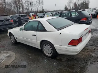 1997 Mercedes-Benz SL-Class with VIN WDBFA67F0VF142517, listed as a Copart auction lot 80819134 with 91,877 mi miles and Non Repairable. Bid and sale history available at carsss.com. Image 2.