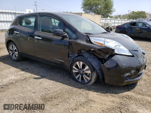 2017 Nissan LEAF SL with VIN 1N4BZ0CP2HC309170, listed as a Copart auction lot 49815053 with 35,422 mi miles. Bid and sale history available at carsss.com. Image 4.