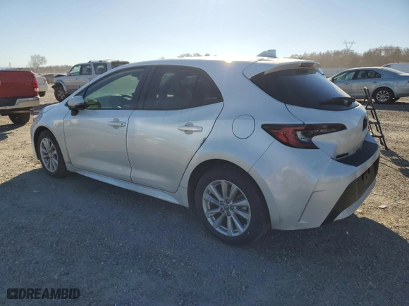 2023 Toyota Corolla Hatchback SE with VIN JTND4MBE3P3197322, listed as a Copart auction lot 88917635 with 29,097 mi miles and Salvage Title. Bid and sale history available at carsss.com. Image 2.