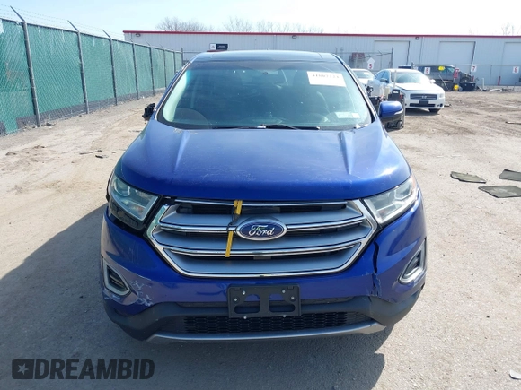 2015 Ford Edge SEL with VIN 2FMTK4J84FBC18514, listed as a IAAI auction lot 41807224 with 117,497 mi miles. Bid and sale history available at carsss.com. Image 12.