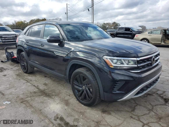 2021 Volkswagen Atlas Cross Sport 3.6L V6 SE w/Technology with VIN 1V2HE2CA8MC221627, listed as a Copart auction lot 78477434 with 81,118 mi miles and Salvage Title. Bid and sale history available at carsss.com. Image 4.