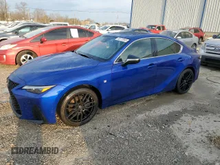 2021 Lexus IS 350 F Sport z VIN JTHGZ1E24M5020473, wystawiony jako Copart lot #48772885 z przebiegiem 56 941 mil mil oraz Szkoda całkowita • Salvage title. Historia ofert i sprzedaży dostępna na DreamBid. Obrazek 1.