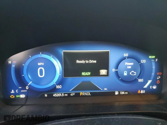 2021 Ford Escape Titanium Hybrid with VIN 1FMCU9DZ3MUA77020, listed as a Copart auction lot 42781755 with 45,201 mi miles and Salvage title. Bid and sale history available at DreamBid. Image 9.