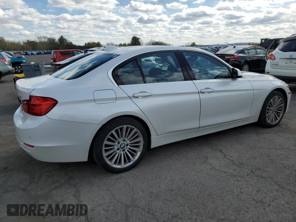 2015 BMW 3 Series 328i xDrive with VIN WBA3B5G54FNS11989, listed as a Copart auction lot 52485505 with 134,230 mi miles and Salvage Title. Bid and sale history available at carsss.com. Image 3.