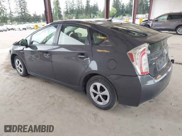 2012 Toyota Prius One with VIN JTDKN3DUXC1506488, listed as a IAAI auction lot 42137519 with 243,893 mi miles. Bid and sale history available at carsss.com. Image 3.