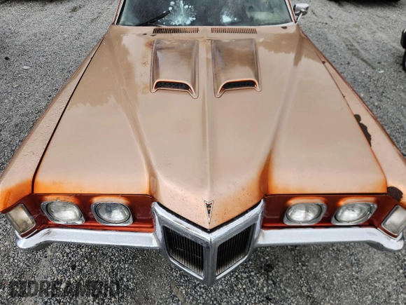 1970 Pontiac Grand Prix with VIN 276570A127638, listed as a Copart auction lot 61613155 with Not provided miles and Salvage title. Bid and sale history available at DreamBid. Image 11.