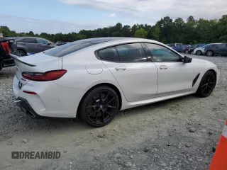 2020 BMW 8 Series M850i with VIN WBAGV8C02LCE26317, listed as a Copart auction lot 66147384 with 60,037 mi miles and Salvage Title. Bid and sale history available at carsss.com. Image 3.