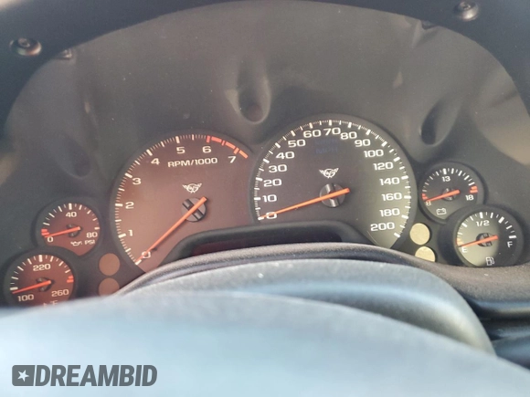 1998 Chevrolet Corvette with VIN 1G1YY32G5W5113566, listed as a Copart auction lot 76464194 with 0 mi miles and Salvage Title. Bid and sale history available at carsss.com. Image 9.