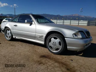 1998 Mercedes-Benz SL with VIN WDBFA76F0WF155423, listed as a Copart auction lot 73841914 with 153,822 mi miles and Clean title. Bid and sale history available at DreamBid. Image 4.