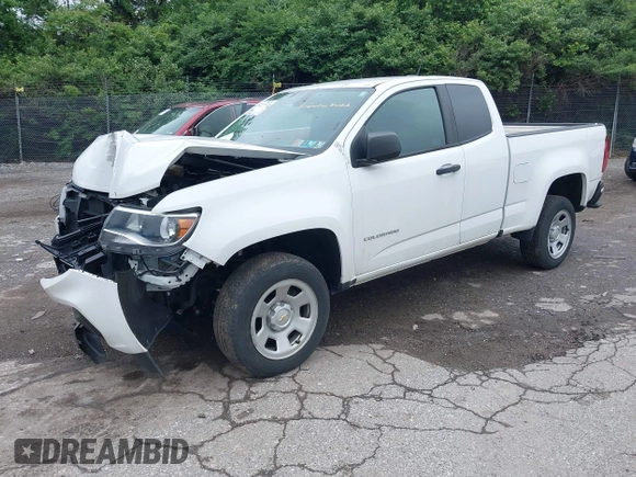 2021 Chevrolet Colorado 2WD Work Truck with VIN 1GCHSBEA9M1104836, listed as a IAAI auction lot 42273670 with 60,646 mi miles and . Bid and sale history available at DreamBid. Image 18.