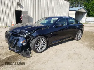 2021 Cadillac CT5 Premium Luxury with VIN 1G6DT5RW2M0111624, listed as a Copart auction lot 60633765 with 13,268 mi miles and Salvage title. Bid and sale history available at DreamBid. Image 1.