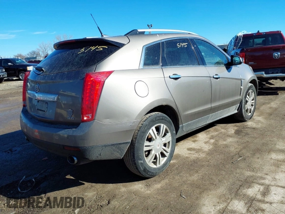 2012 Cadillac SRX Luxury Collection with VIN 3GYFNAE35CS549902, listed as a IAAI auction lot 41575145 with 201,054 mi miles and . Bid and sale history available at carsss.com. Image 4.