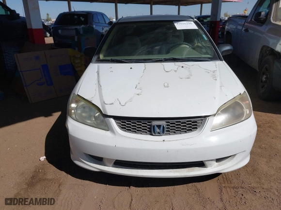 2004 Honda Civic VP with VIN 1HGEM22124L068172, listed as a IAAI auction lot 41616398 with 114,645 mi miles. Bid and sale history available at carsss.com. Image 6.