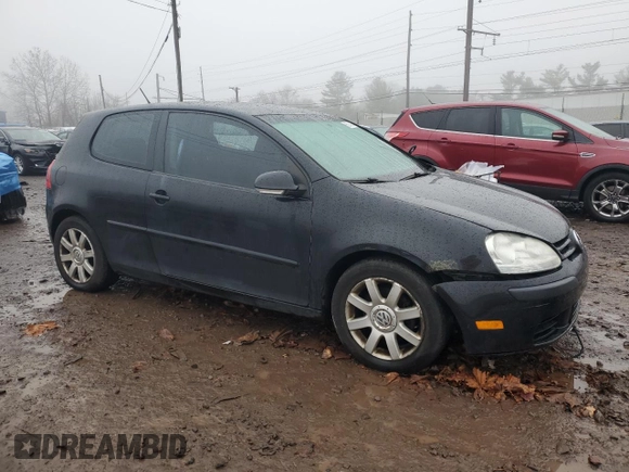 2009 Volkswagen Rabbit S with VIN WVWBB71K89W004528, listed as a Copart auction lot 80742174 with 122,926 mi miles and Salvage title. Bid and sale history available at DreamBid. Image 4.