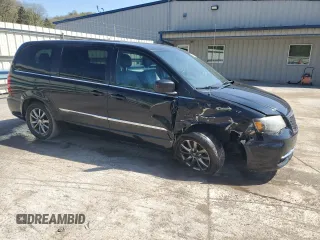 2015 Chrysler Town & Country S with VIN 2C4RC1HG3FR522447, listed as a Copart auction lot 54819895 with 93,785 mi miles and Salvage Title. Bid and sale history available at carsss.com. Image 4.
