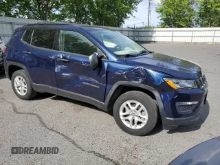 2017 Jeep Compass Sport с VIN 3C4NJDAB0HT639665, выставлен на аукционе Copart как лот 61743885 с пробегом 36 004 миль миль и Списание • Salvage title. История ставок и продаж доступна на DreamBid. Изображение 4.
