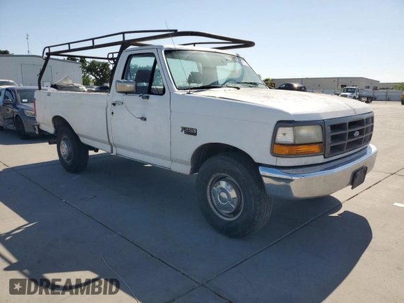 1996 Ford F-250 with VIN 2FTHF25HXTCA32365, listed as a Copart auction lot 55565135 with 373,610 mi miles and Clean Title. Bid and sale history available at carsss.com. Image 4.