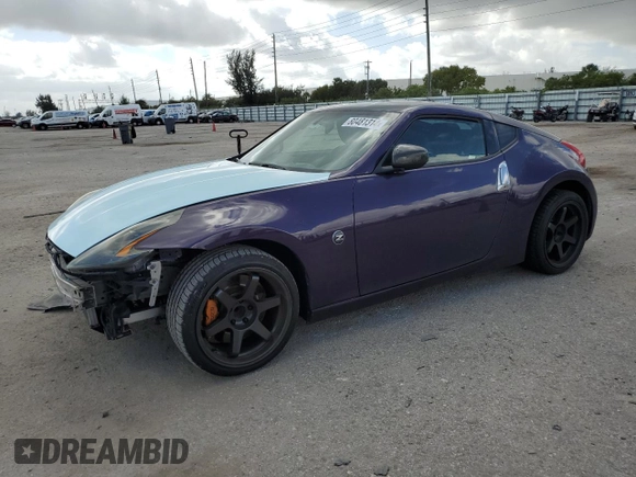 2010 Nissan 370Z Touring with VIN JN1AZ4EH8AM503983, listed as a Copart auction lot 80481314 with 110,017 mi miles and Salvage Title. Bid and sale history available at carsss.com. Image 1.