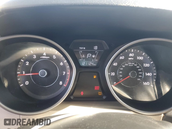 2014 Hyundai Elantra SE with VIN 5NPDH4AE1EH511187, listed as a Copart auction lot 55486415 with 121,124 mi miles and Salvage Title. Bid and sale history available at DreamBid. Image 9.