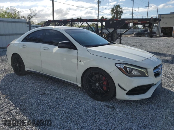 2018 Mercedes-Benz CLA with VIN WDDSJ5CB3JN558564, listed as a Copart auction lot 84856284 with 92,661 mi miles and Salvage Title. Bid and sale history available at carsss.com. Image 4.