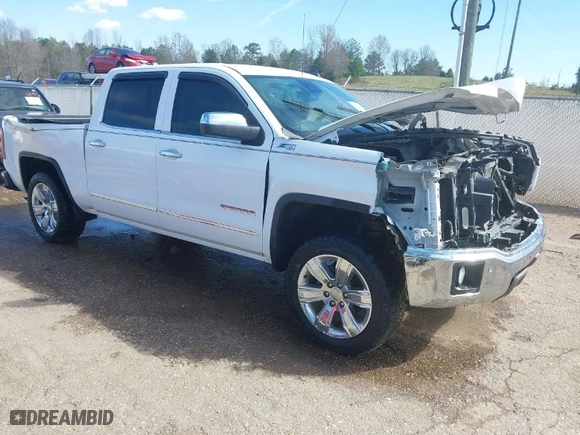 2015 GMC Sierra 1500 SLT with VIN 3GTU2VEC0FG484414, listed as a IAAI auction lot 41829395 with 1 mi miles. Bid and sale history available at carsss.com. Image 1.