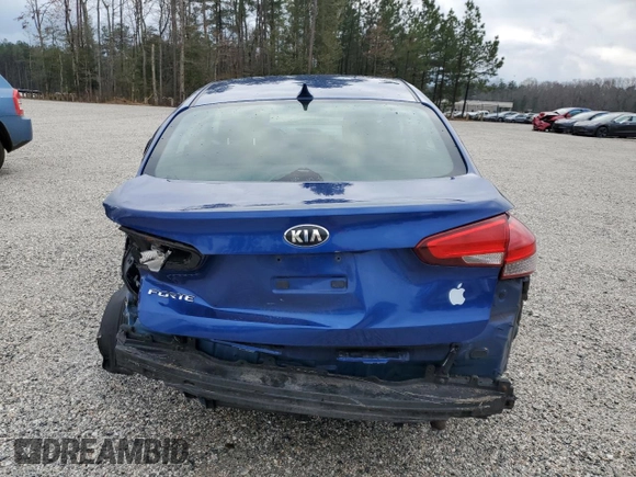 2017 Kia Forte LX with VIN 3KPFK4A70HE039729, listed as a Copart auction lot 50198645 with 214,675 mi miles and Salvage Title. Bid and sale history available at carsss.com. Image 6.