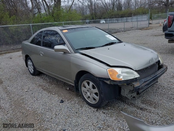 2003 Honda Civic EX with VIN 1HGEM22913L006654, listed as a IAAI auction lot 42016248 with 234,357 mi miles. Bid and sale history available at carsss.com. Image 1.