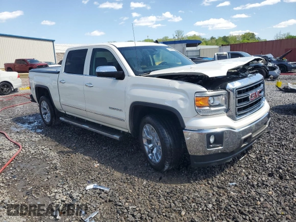 2014 GMC Sierra 1500 SLT with VIN 3GTP1VEC7EG485851, listed as a Copart auction lot 52420915 with 209,806 mi miles and Salvage title. Bid and sale history available at DreamBid. Image 4.