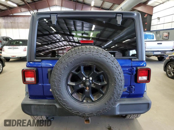 2020 Jeep Wrangler Unlimited Sport Altitude with VIN 1C4HJXDG3LW174064, listed as a Copart auction lot 63650625 with 209,226 mi miles and Clean title. Bid and sale history available at DreamBid. Image 6.