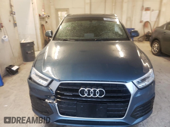 2018 Audi Q3 Premium Plus with VIN WA1JCCFS1JR002353, listed as a Copart auction lot 73170522 with 52,210 mi miles. Bid and sale history available at carsss.com. Image 5.