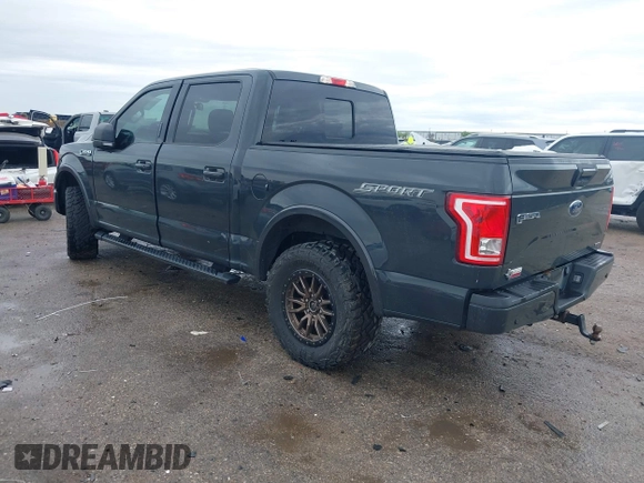 2016 Ford F-150 XL with VIN 1FTEW1CF1GKD72696, listed as a IAAI auction lot 41911550 with 163,427 mi miles and . Bid and sale history available at carsss.com. Image 3.