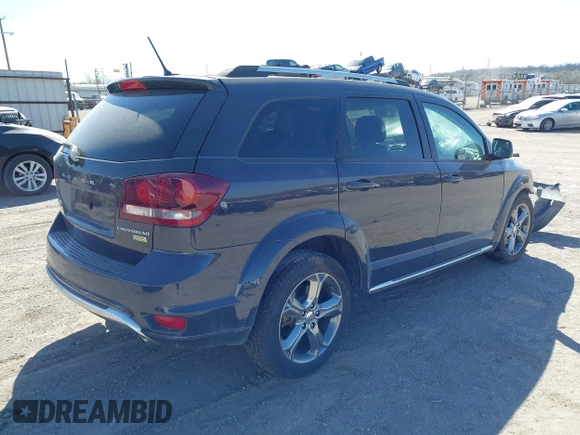 2017 Dodge Journey Crossroad Plus with VIN 3C4PDCGG7HT613495, listed as a IAAI auction lot 41841392 with Not provided miles and . Bid and sale history available at DreamBid. Image 4.