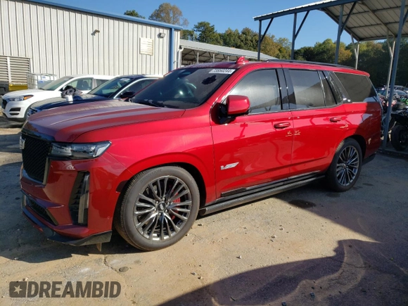 2023 Cadillac Escalade AWD V-Series z VIN 1GYS4HK97PR405294, wystawiony jako Copart lot #73850244 z przebiegiem 11 922 mil mil oraz Szkoda całkowita • Salvage title. Historia ofert i sprzedaży dostępna na DreamBid. Obrazek 1.