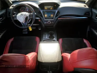 2019 Acura MDX Technology with VIN 5J8YD4H00KL016897, listed as a Copart auction lot 49585635 with 77,427 mi miles and Salvage title. Bid and sale history available at DreamBid. Image 8.