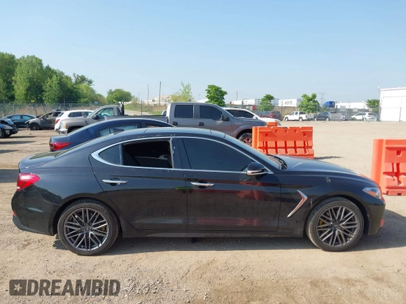 2019 Genesis G70 Advanced with VIN KMTG34LA7KU020325, listed as a IAAI auction lot 42257264 with 80,065 mi miles and . Bid and sale history available at DreamBid. Image 13.