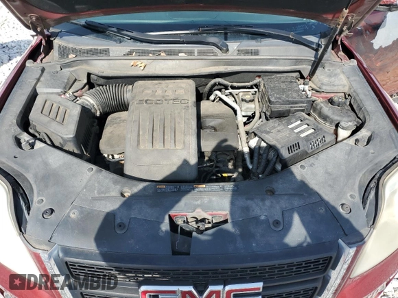 2010 GMC Terrain SLE-1 with VIN 2CTALBEW7A6352011, listed as a Copart auction lot 47092745 with 109,798 mi miles and Salvage Title. Bid and sale history available at carsss.com. Image 12.