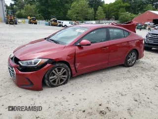 2017 Hyundai Elantra SE with VIN KMHD84LF9HU076656, listed as a Copart auction lot 57149425 with 97,618 mi miles and Salvage title. Bid and sale history available at DreamBid. Image 1.