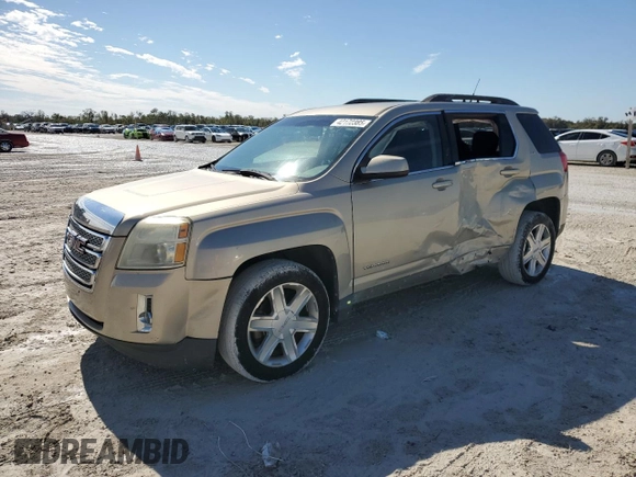 2011 GMC Terrain SLE-2 with VIN 2CTFLSE56B6394376, listed as a Copart auction lot 42172385 with 124,437 mi miles and Salvage Title. Bid and sale history available at carsss.com. Image 1.