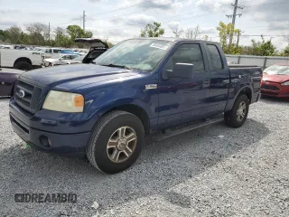 2008 Ford F-150 STX with VIN 1FTRX12W68FB55946, listed as a Copart auction lot 50405005 with 126,841 mi miles and Clean Title. Bid and sale history available at carsss.com. Image 1.