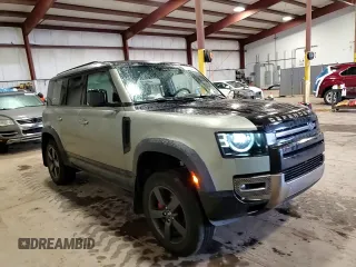 2020 Land Rover Defender X with VIN SALEX7EU4L2022865, listed as a Copart auction lot 51490495 with 81,314 mi miles and Salvage title. Bid and sale history available at DreamBid. Image 15.