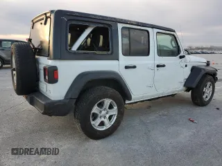 2020 Jeep Wrangler Unlimited Sport Altitude z VIN 1C4HJXDN5LW114561, wystawiony jako Copart lot #47169055 z przebiegiem 69 129 mil mil oraz Szkoda całkowita • Salvage title. Historia ofert i sprzedaży dostępna na DreamBid. Obrazek 3.