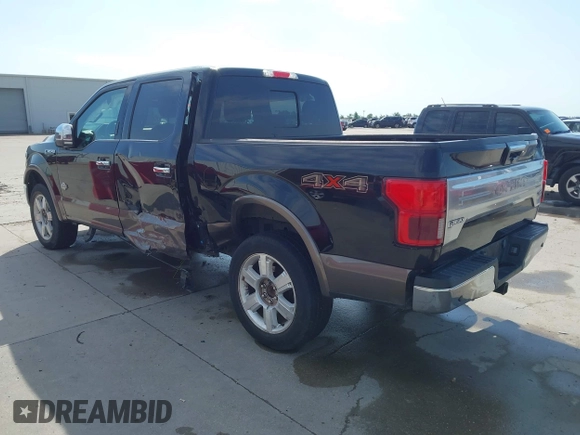 2018 Ford F-150 XL with VIN 1FTEW1E57JFC94834, listed as a IAAI auction lot 42179236 with 76,665 mi miles and . Bid and sale history available at DreamBid. Image 3.