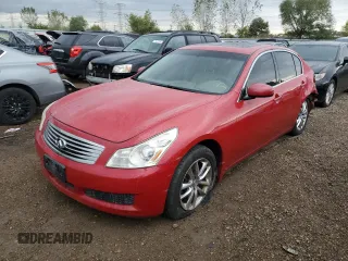 2007 Infiniti G35 G35x with VIN JNKBV61F37M818436, listed as a Copart auction lot 73786244 with 159,132 mi miles and Salvage Title. Bid and sale history available at DreamBid. Image 1.