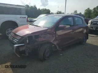 2023 Mitsubishi Mirage ES с VIN ML32AUHJ6PH006099, выставлен на аукционе Copart как лот 67013925 с пробегом 29 523 миль миль и Чистый • Clean title. История ставок и продаж доступна на DreamBid. Изображение 1.