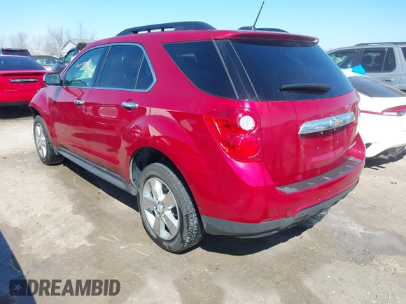 2015 Chevrolet Equinox LT with VIN 1GNALCEK7FZ138024, listed as a IAAI auction lot 42041555 with 33,815 mi miles. Bid and sale history available at carsss.com. Image 3.