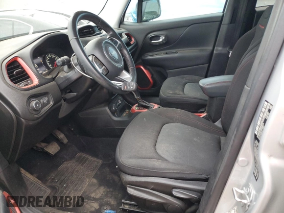2017 Jeep Renegade Trailhawk с VIN ZACCJBCB9HPE82976, выставлен на аукционе Copart как лот 58247235 с пробегом 92 350 миль миль и Списание • Salvage title. История ставок и продаж доступна на DreamBid. Изображение 7.